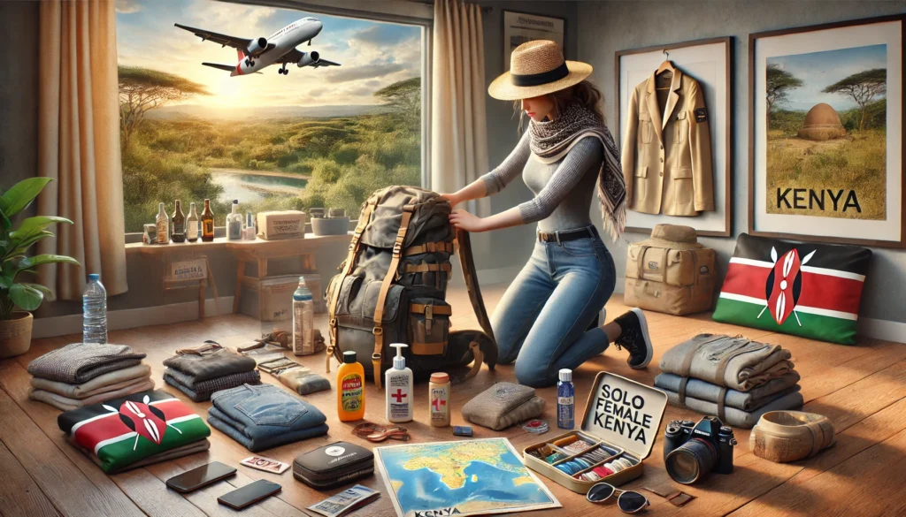 Packing Essentials for Solo Female Backpacking Travel to Kenya in 2024